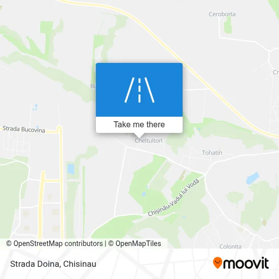 Strada Doina map