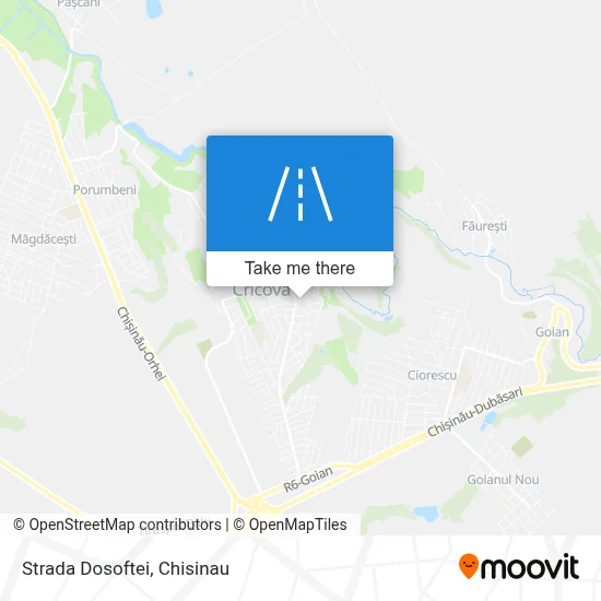 Strada Dosoftei map