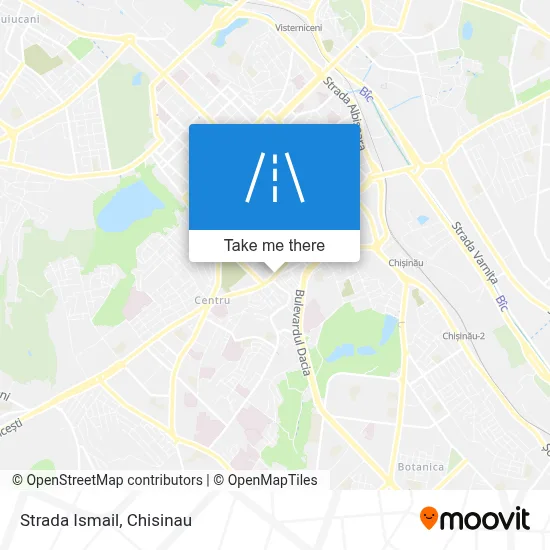 Strada Ismail map
