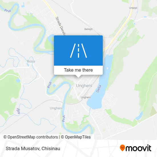 Strada Musatov map