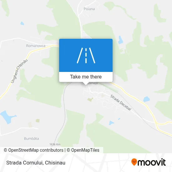 Strada Cornului map