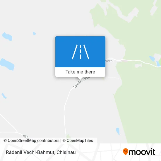 Rădenii Vechi-Bahmut map