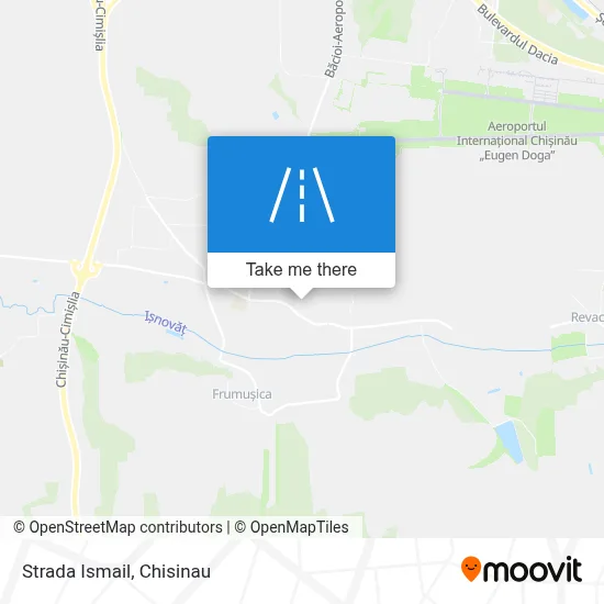 Strada Ismail map