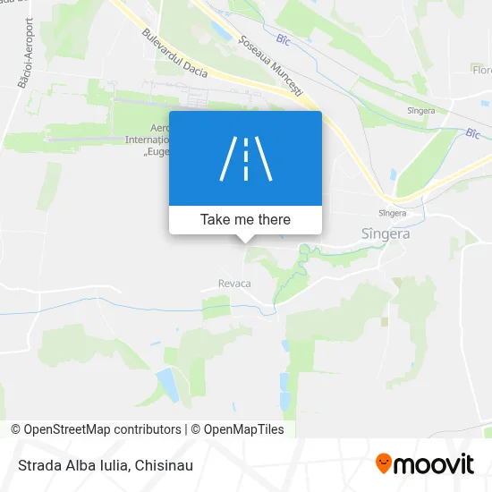 Strada Alba Iulia map
