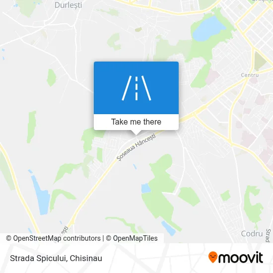 Strada Spicului map