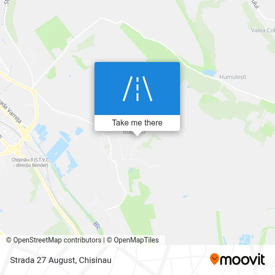 Strada 27 August map