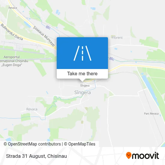 Strada 31 August map