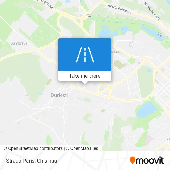 Strada Paris map