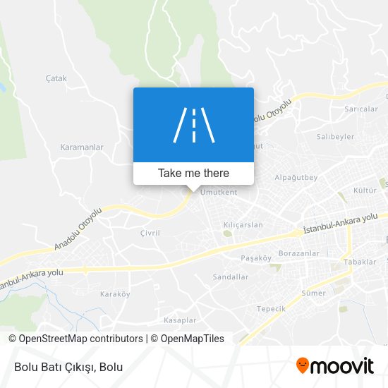 Bolu Batı Çıkışı map