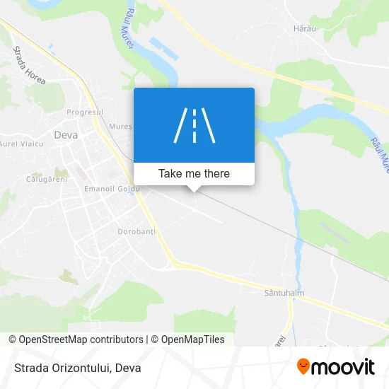 Strada Orizontului map