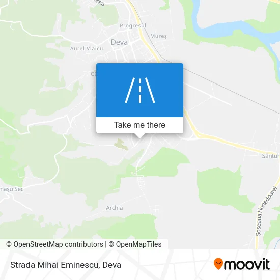 Strada Mihai Eminescu map