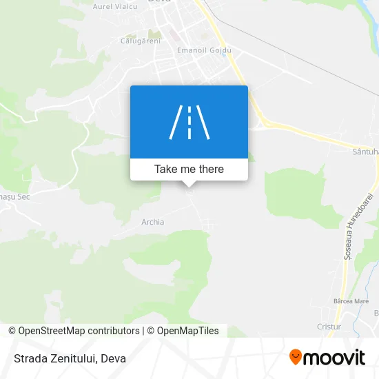 Strada Zenitului map