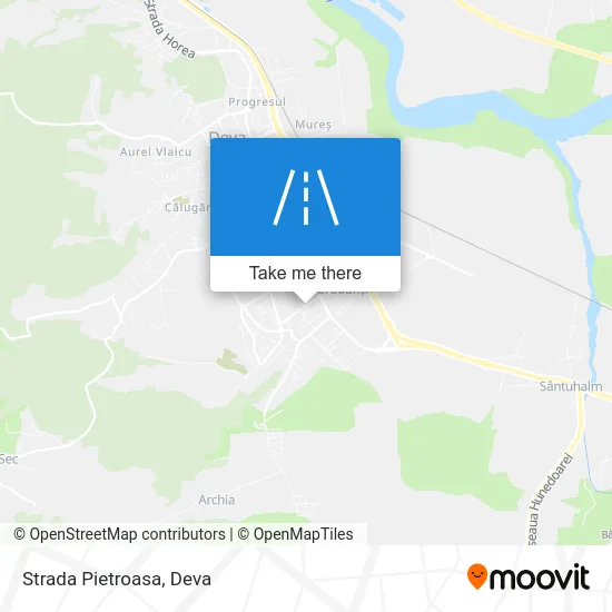 Strada Pietroasa map