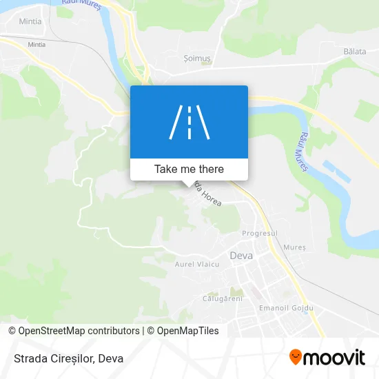 Strada Cireșilor map