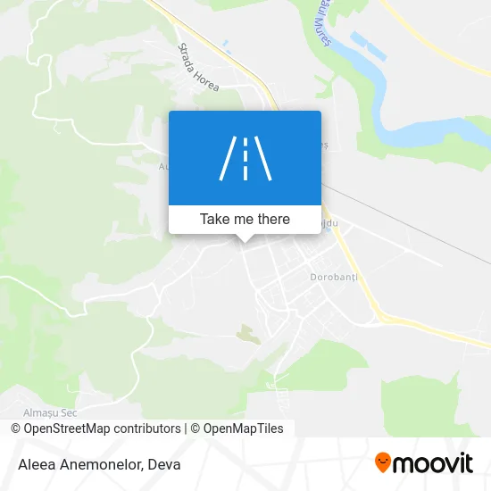 Aleea Anemonelor map