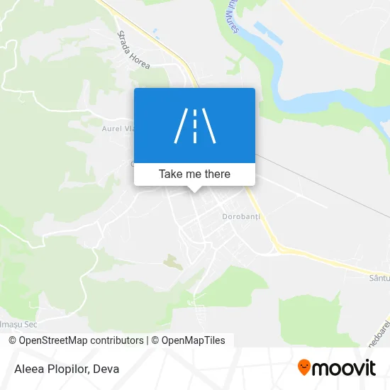 Aleea Plopilor map