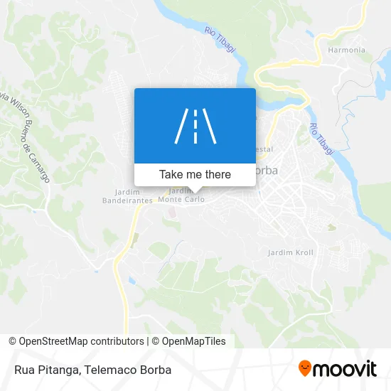 Rua Pitanga map