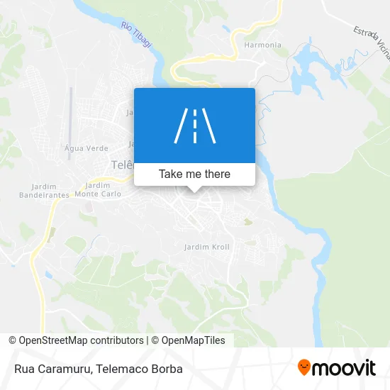 Rua Caramuru map