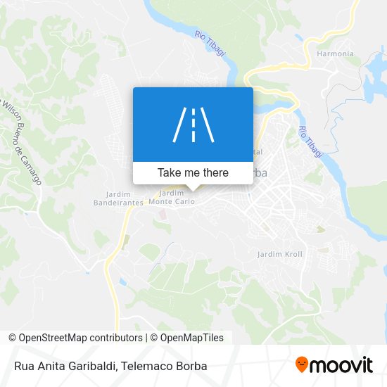 Rua Anita Garibaldi map