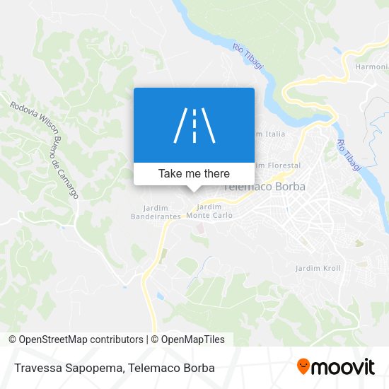 Travessa Sapopema map