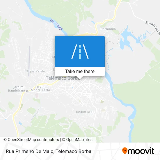 Rua Primeiro De Maio map