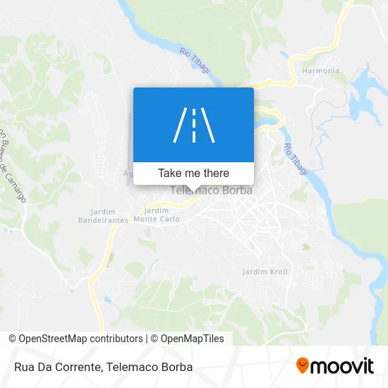 Rua Da Corrente map