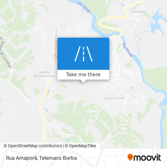 Rua Amaporã map