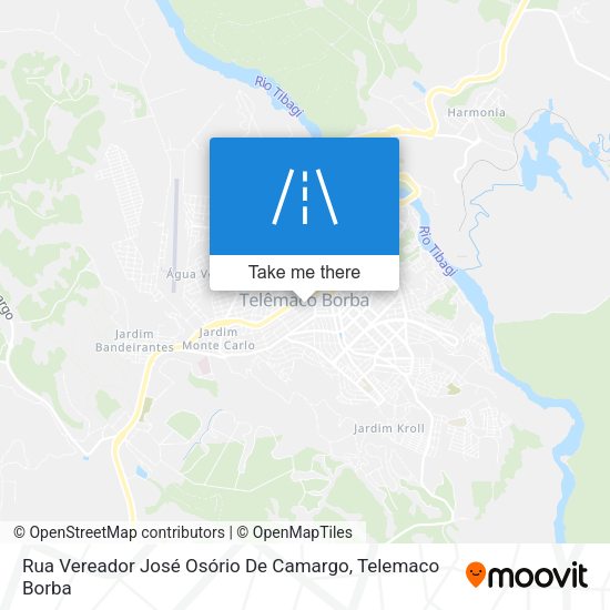 Rua Vereador José Osório De Camargo map