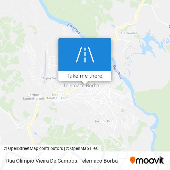 Rua Olímpio Vieira De Campos map