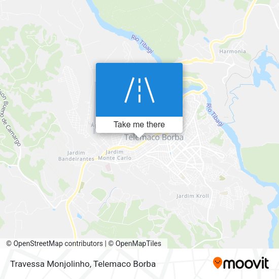 Travessa Monjolinho map