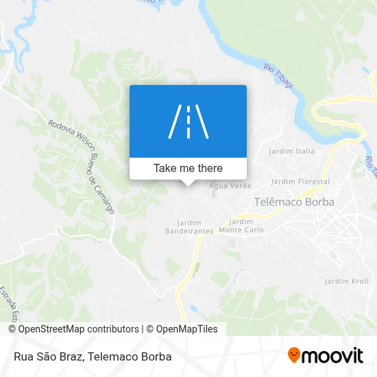 Rua São Braz map