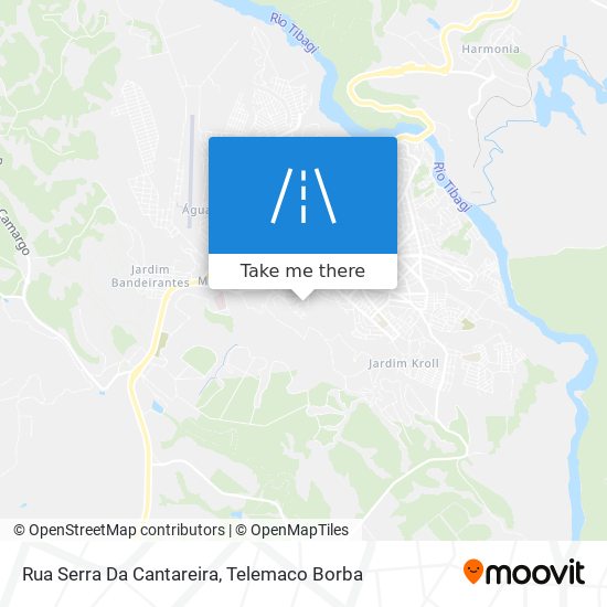 Rua Serra Da Cantareira map