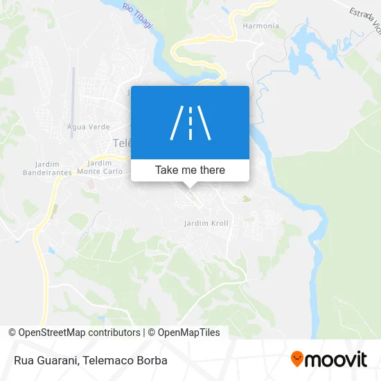 Rua Guarani map
