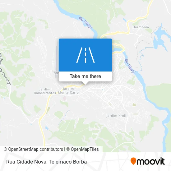 Rua Cidade Nova map