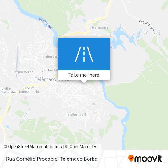 Rua Cornélio Procópio map