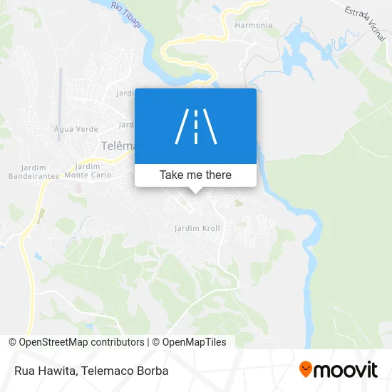 Rua Hawita map