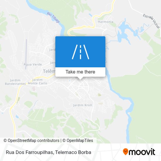 Rua Dos Farroupilhas map