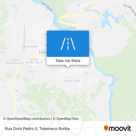 Rua Dom Pedro II map