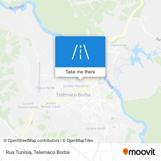 Rua Tunísia map
