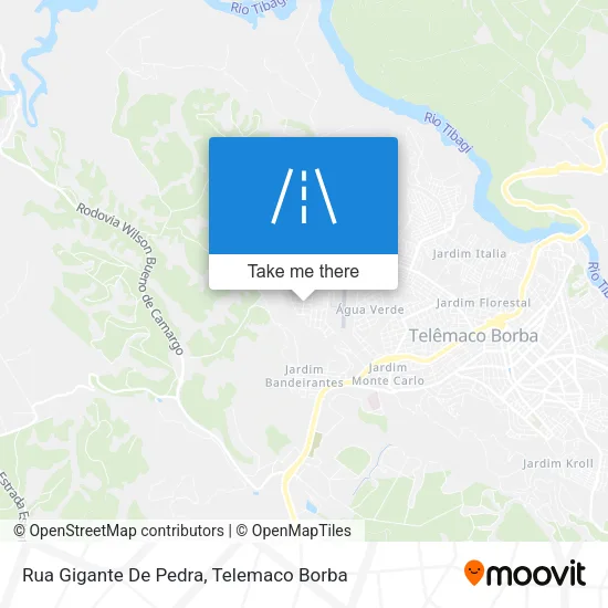 Rua Gigante De Pedra map