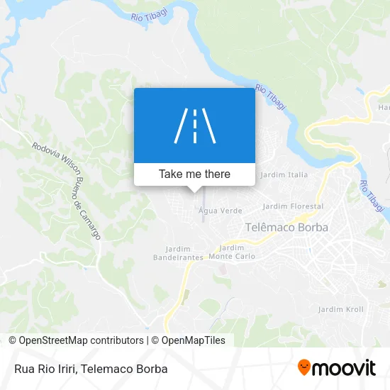 Rua Rio Iriri map