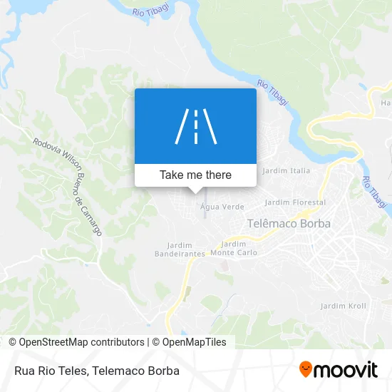 Rua Rio Teles map