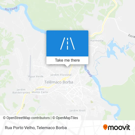 Rua Porto Velho map