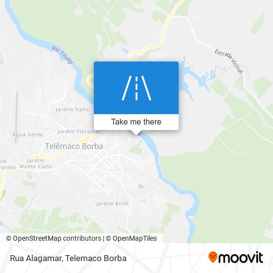 Mapa Rua Alagamar