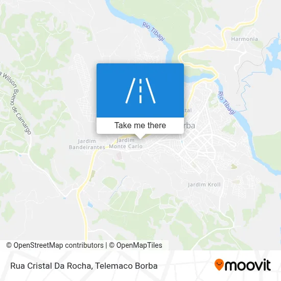 Rua Cristal Da Rocha map