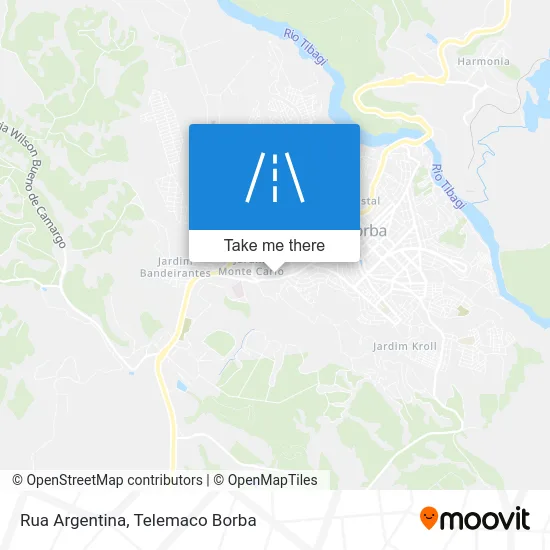 Rua Argentina map