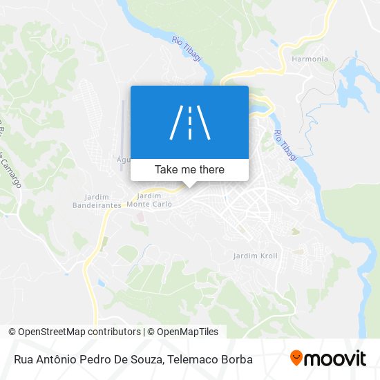 Rua Antônio Pedro De Souza map