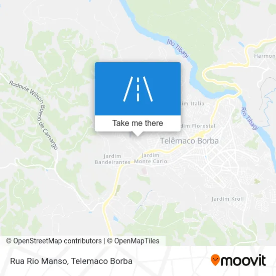 Rua Rio Manso map