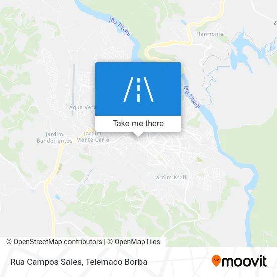 Rua Campos Sales map