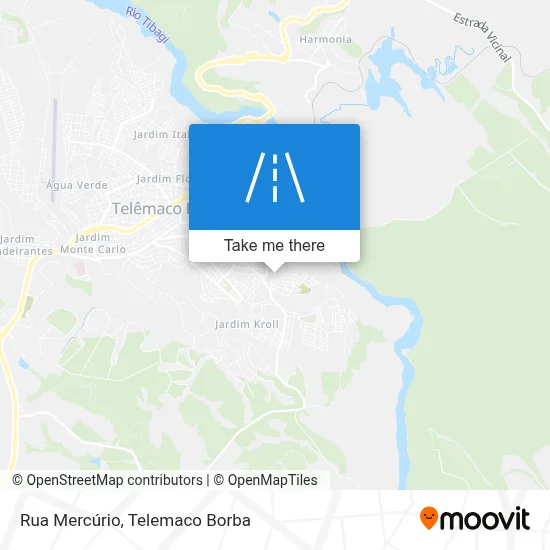 Rua Mercúrio map